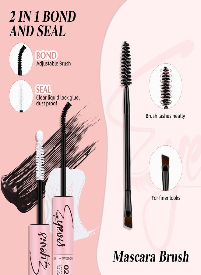 EYEVIS Fairy Lash Clusters Kit 144PCS Ultra-Thin Invisible Band Lash Extension Kit 8-18mm Manga Eyelash Extension Kit C Curl Lash Clusters Wet-Look Anime DIY at Home （Fairy Kit,8-18mm） - Image 5